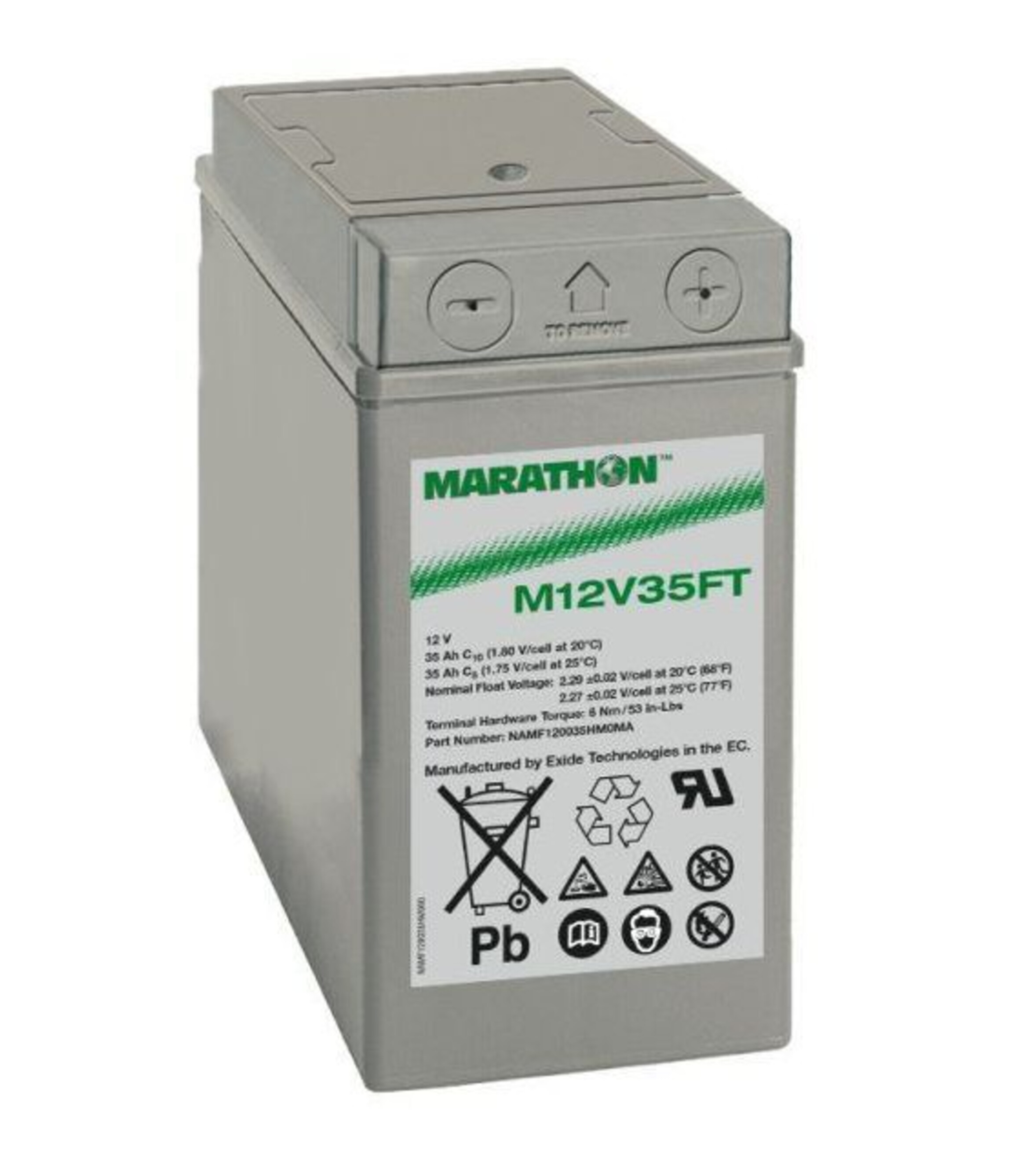 Exide Marathon M12V35 FT, Art.-Nr. 510437 - Akku Mäser - B2B-Shop