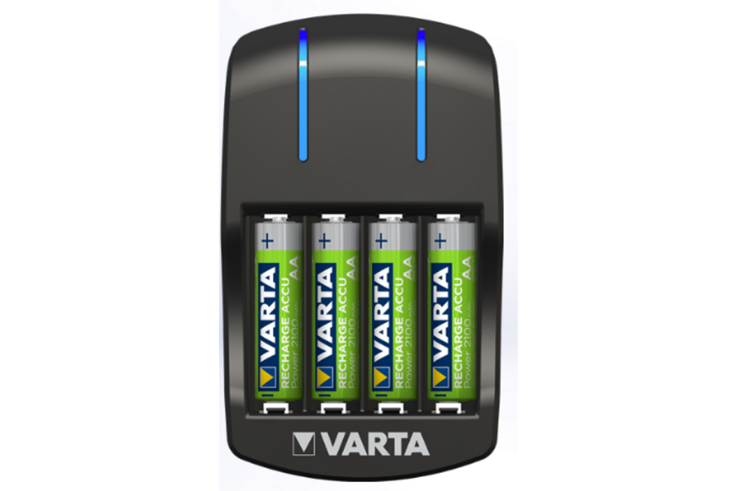 Varta 57647 Plug Charger + 4x AA 2100mAh - Auslaufartikel, Art.-Nr. 513011 - Akku Mäser - B2B-Shop