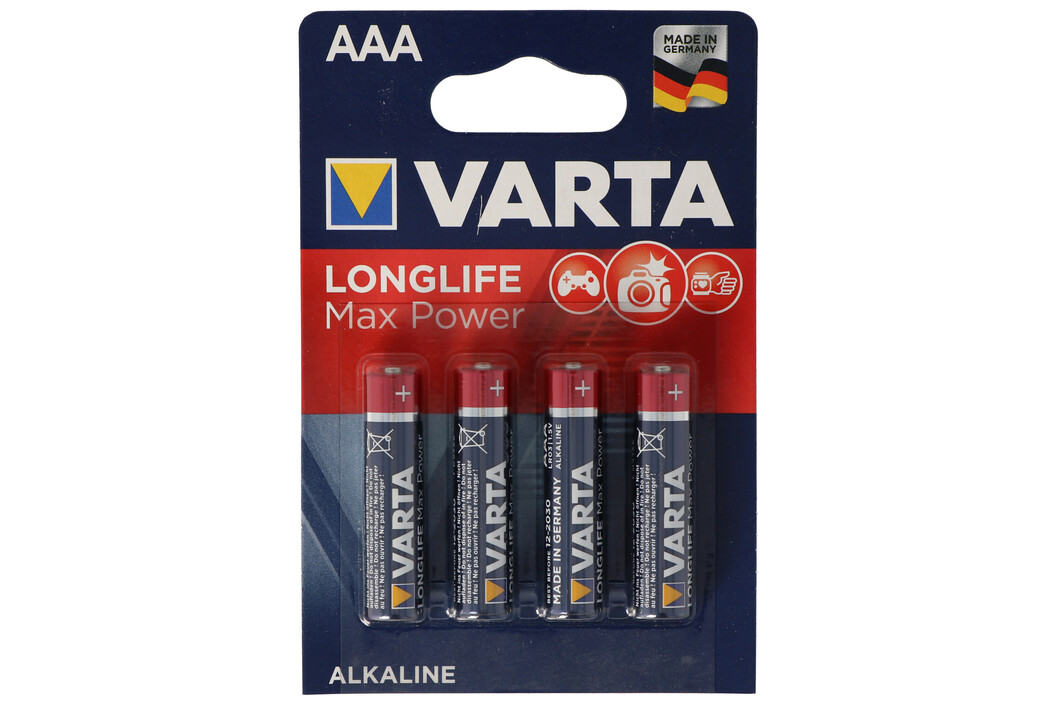 Varta 4703 Longlife Max Power AAA B4, Art.-Nr. 513186 - Akku Mäser - B2B-Shop Varta 4703 Longlife Max Power AAA B4, Art.-Nr. 513186 - Akku Mäser - B2B-Shop