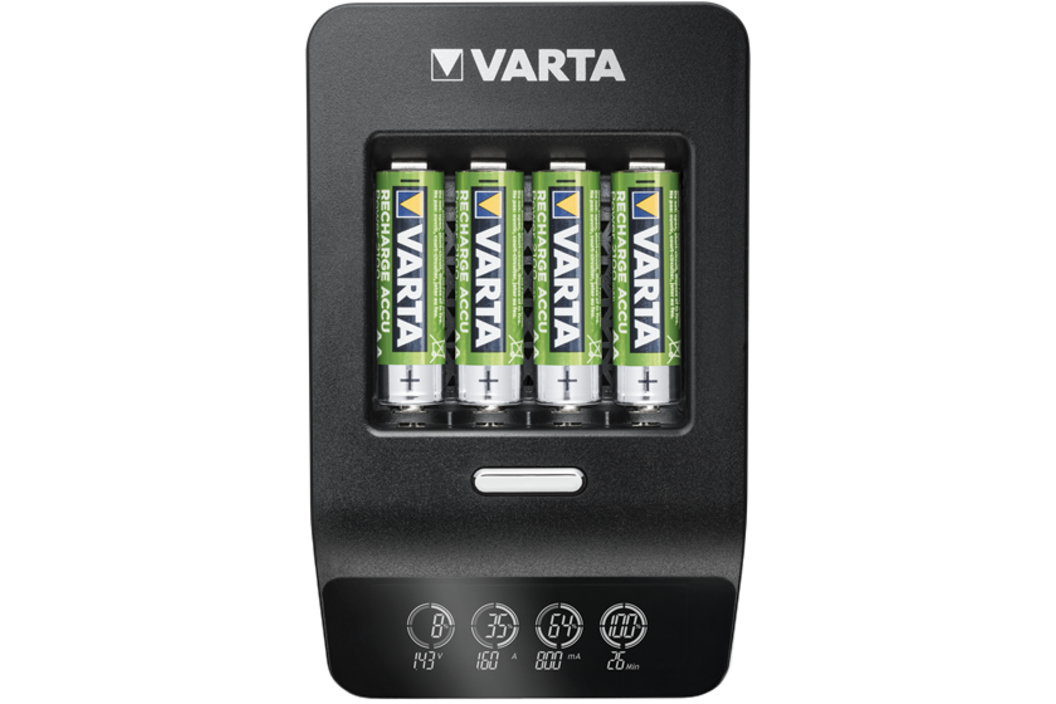 Varta 57685 LCD Ultra Fast Charger+ 4x AA 2100mAh, Art.-Nr. 513194 - Akku Mäser - B2B-Shop