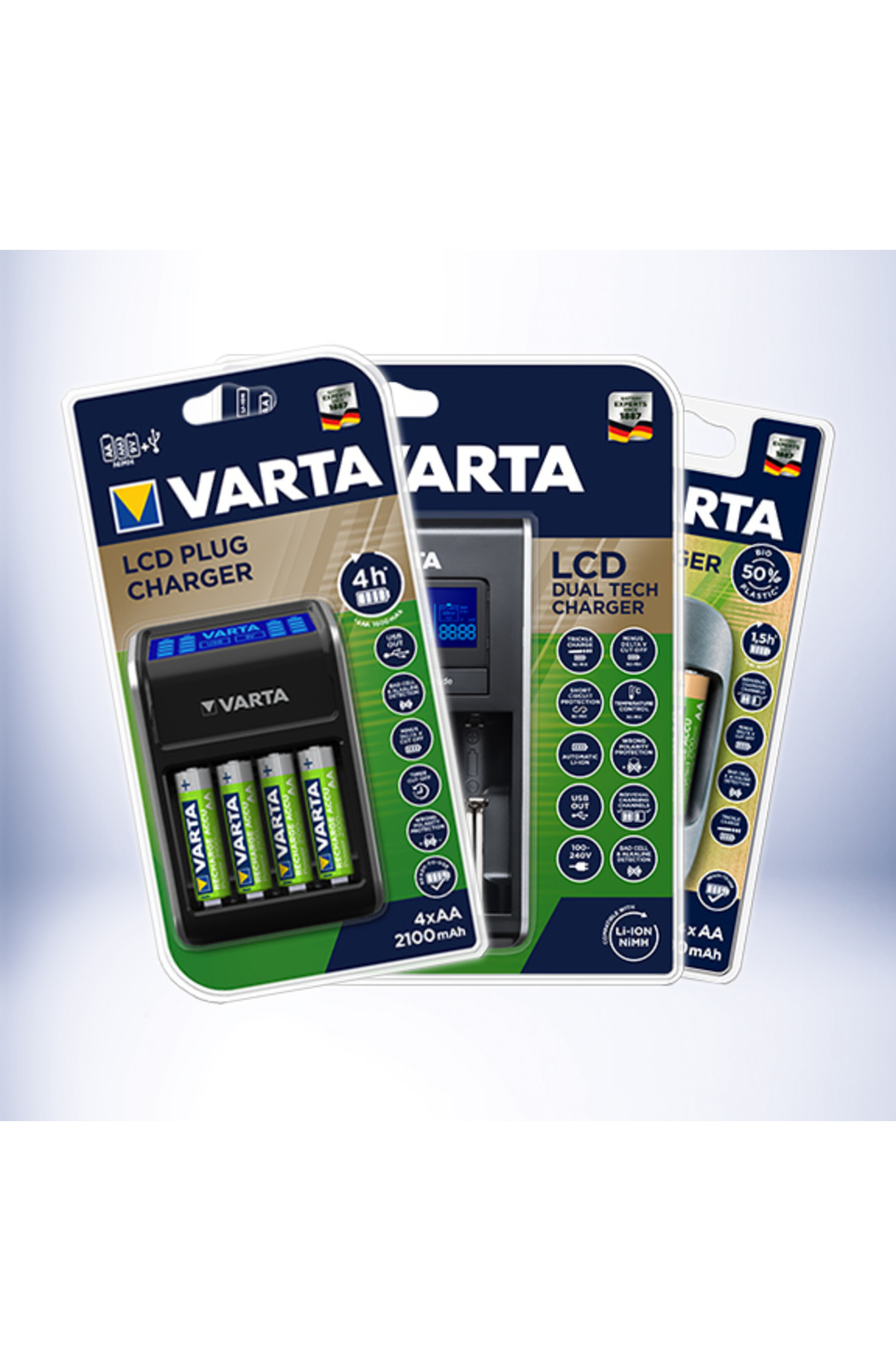 Varta 57676 LCD Dual Tech Charger, Art.-Nr. 513223 - Akku Mäser - B2B-Shop Varta 57676 LCD Dual Tech Charger, Art.-Nr. 513223 - Akku Mäser - B2B-Shop