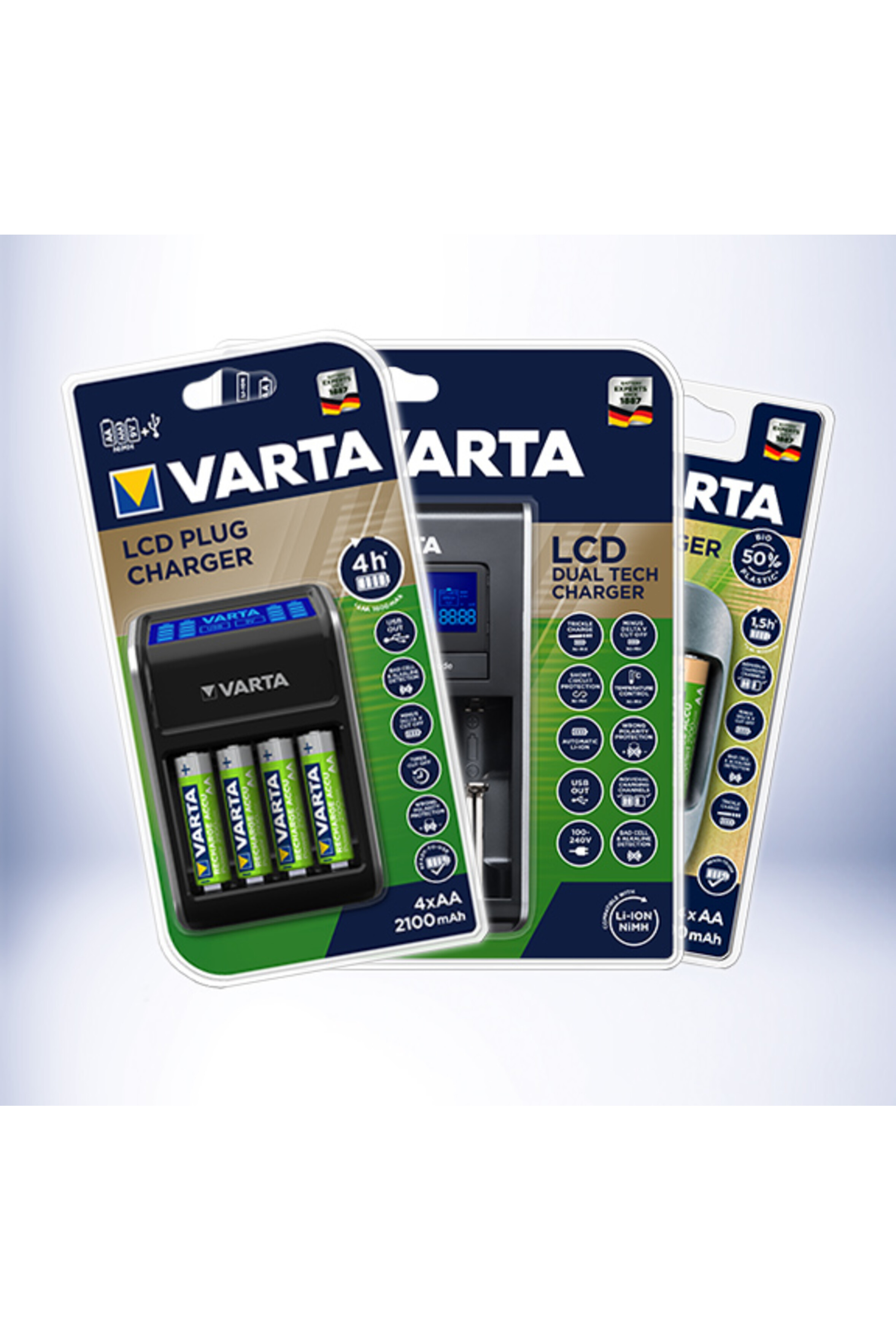 Varta 57676 LCD Dual Tech Charger, Art.-Nr. 513223 - Akku Mäser - B2B-Shop Varta 57676 LCD Dual Tech Charger, Art.-Nr. 513223 - Akku Mäser - B2B-Shop