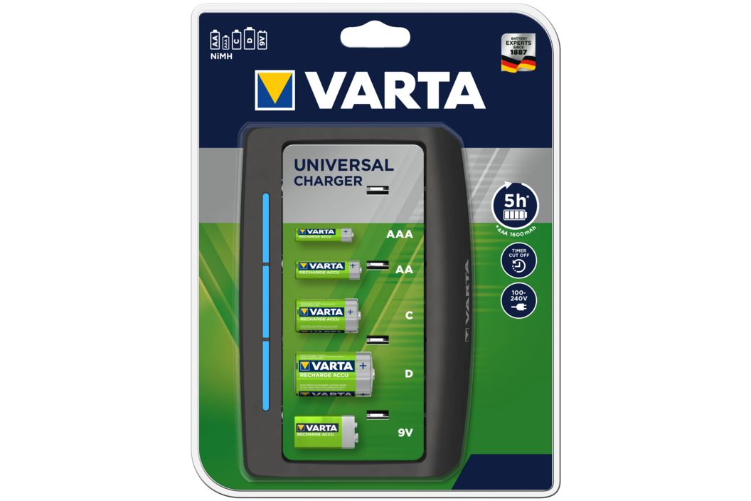 Varta 57648 Universal Charger, Art.-Nr. 513331 - Akku Mäser - B2B-Shop