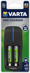Varta 57646 Mini Charger + 2x AAA 800mAh, Art.-Nr. 513333 - Akku Mäser - B2B-Shop