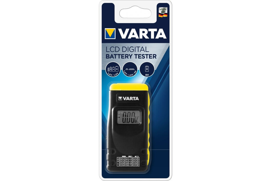 Varta 00891 LCD Digital Batterie Tester, Art.-Nr. 513337 - Akku Mäser - B2B-Shop