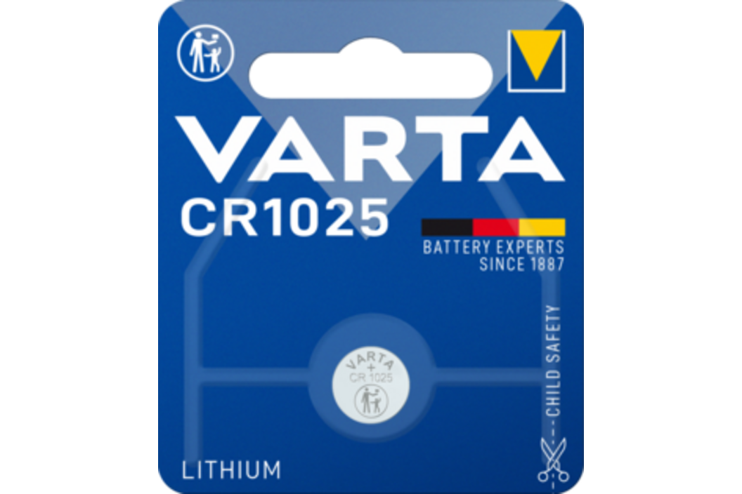 Varta 6125 CR1025 B1, Art.-Nr. 513341 - Akku Mäser - B2B-Shop