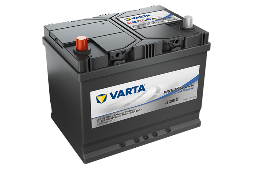 VARTA Professional SLI LFS75  930075060K312, Art.-Nr. 502380 - Akku Mäser - B2B-Shop