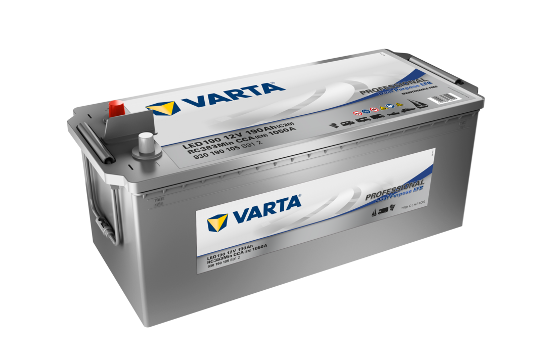 VARTA Dual Purpose EFB LED190 930190105B912, Art.-Nr. 513053 - Akku Mäser - B2B-Shop