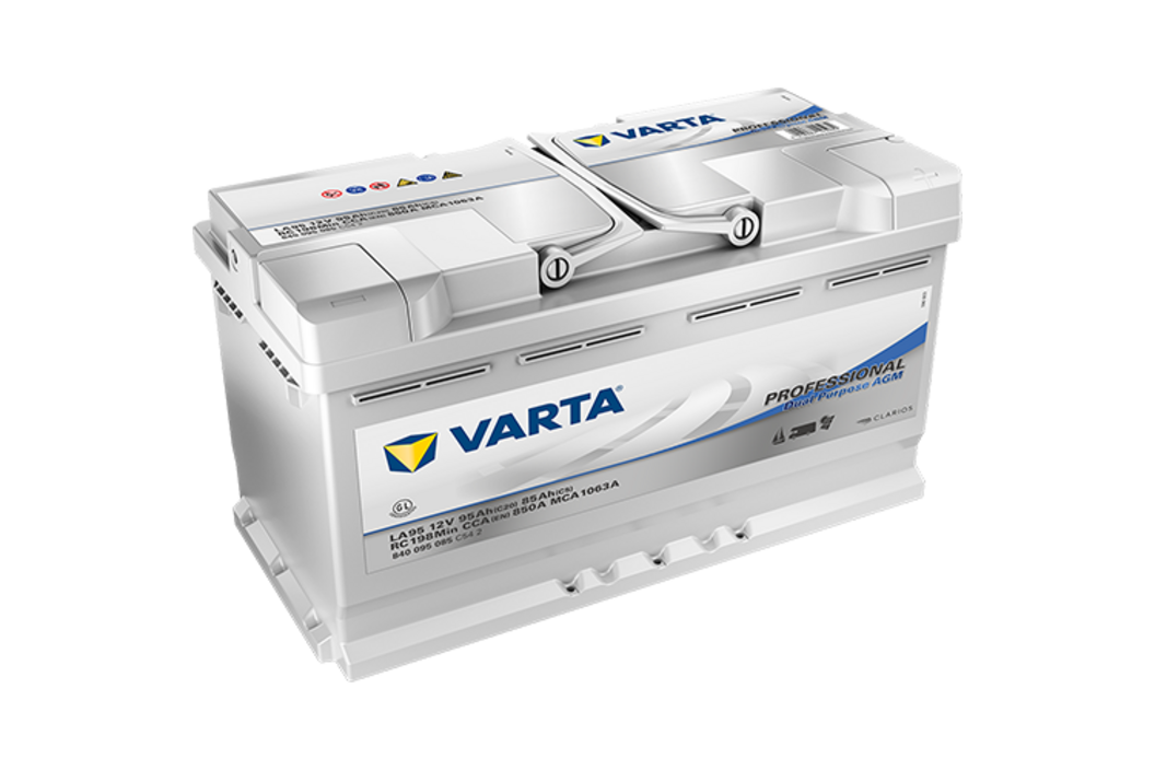 VARTA Dual Purpose AGM LA95 840095085C542, Art.-Nr. 503743 - Akku Mäser - B2B-Shop