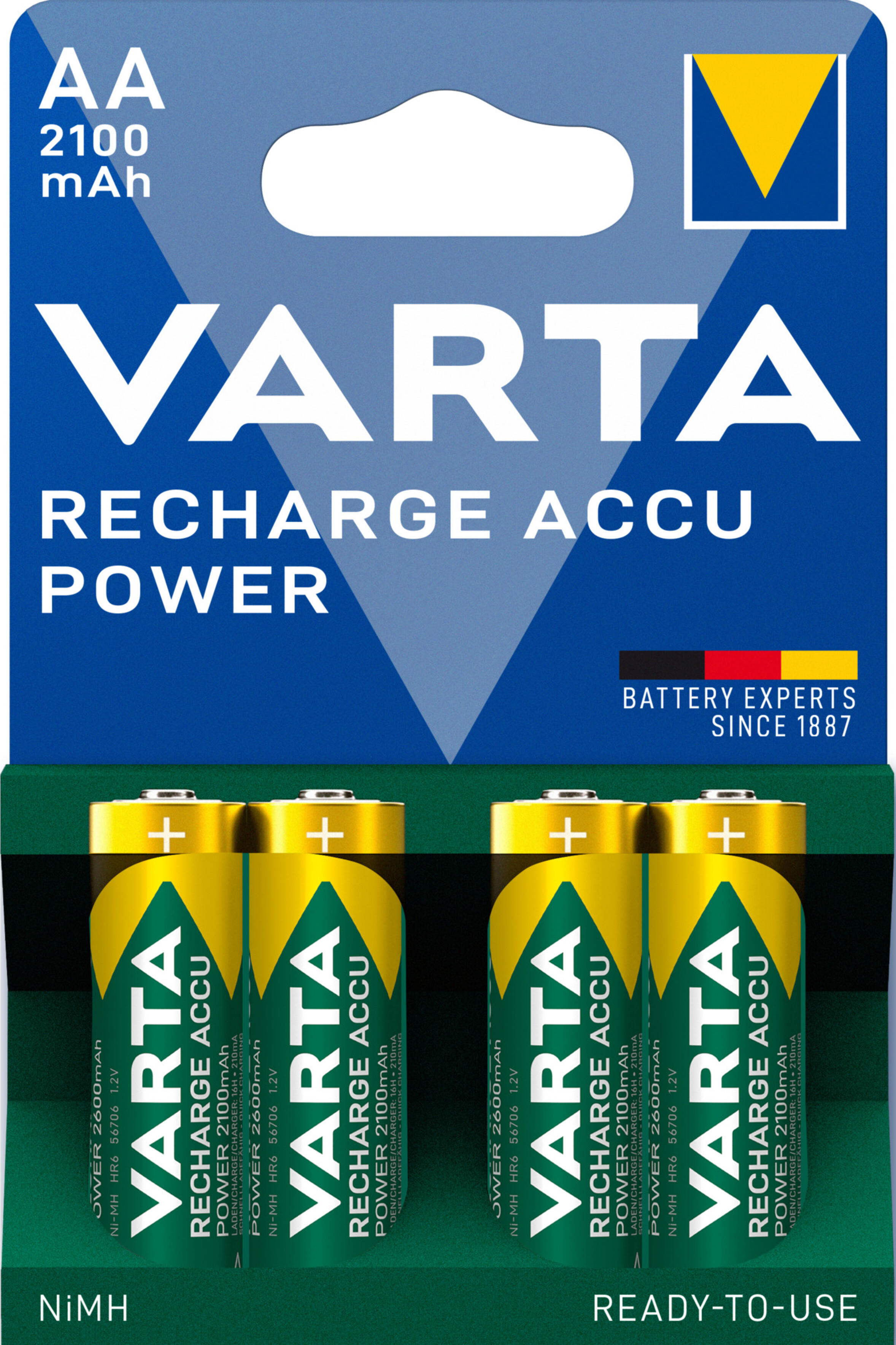 Varta 56706 Recharge Accu Power AA B4, Art.-Nr. 116762 - Akku Mäser - B2B-Shop