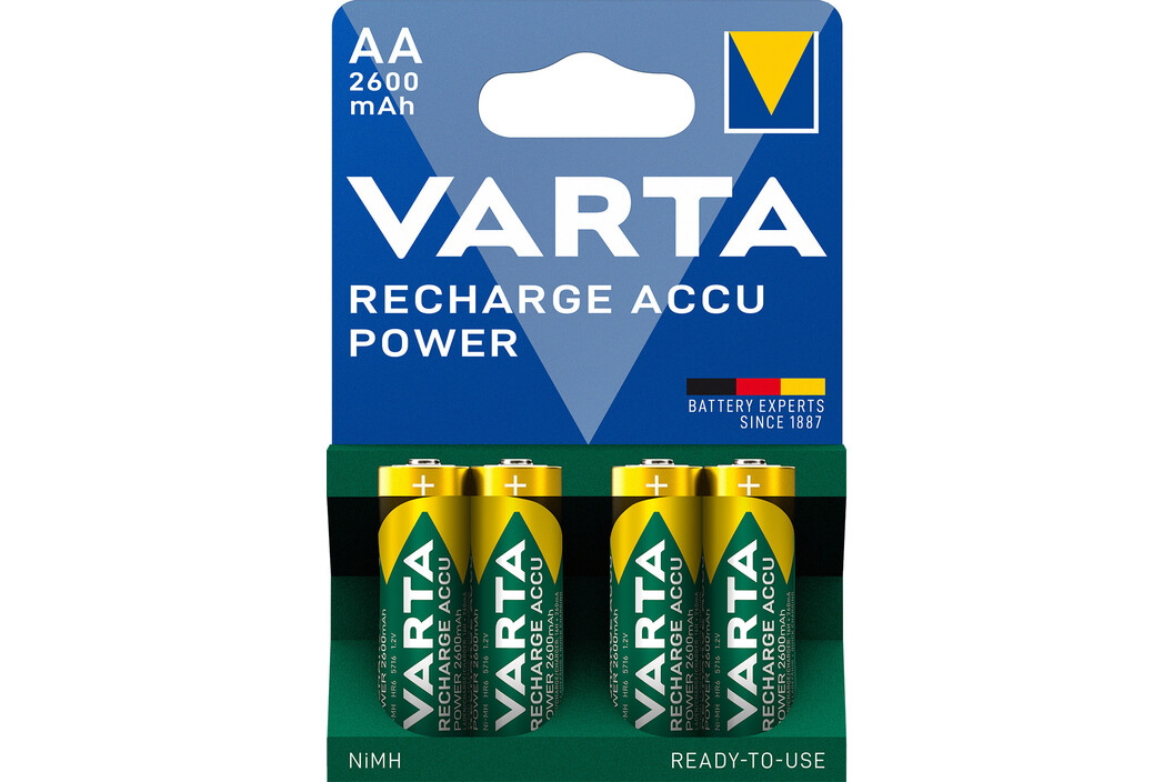 Varta 5716 Recharge Accu Power AA, Art.-Nr. 117044 - Akku Mäser - B2B-Shop