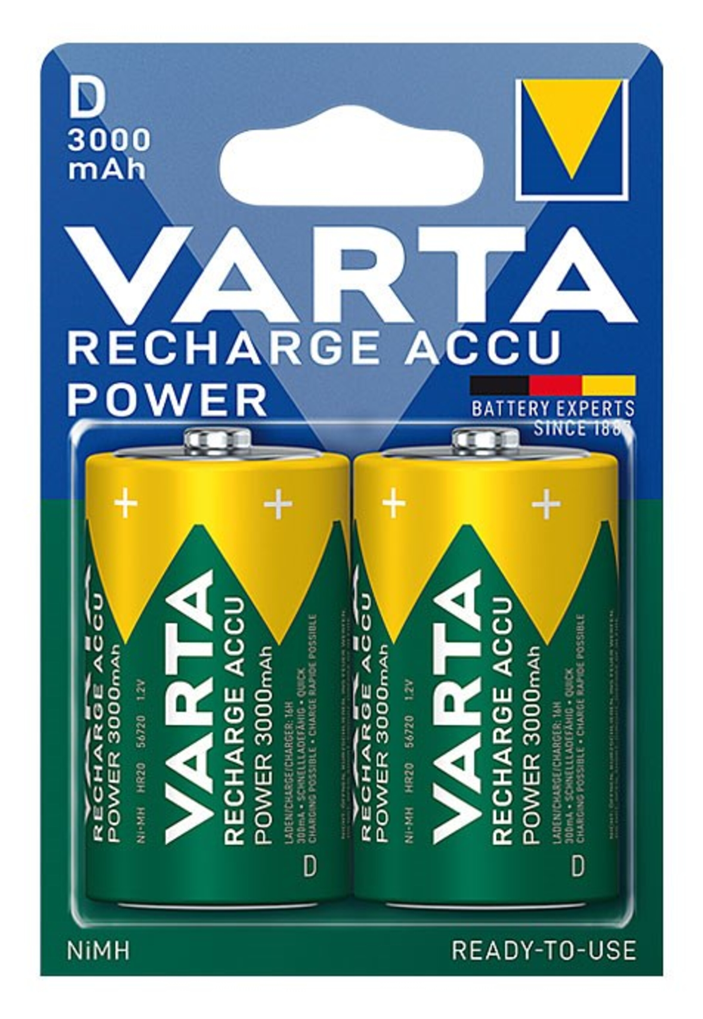Varta 56720 Recharge Accu Power D, Art.-Nr. 116339 - Akku Mäser - B2B-Shop Varta 56720 Recharge Accu Power D, Art.-Nr. 116339 - Akku Mäser - B2B-Shop