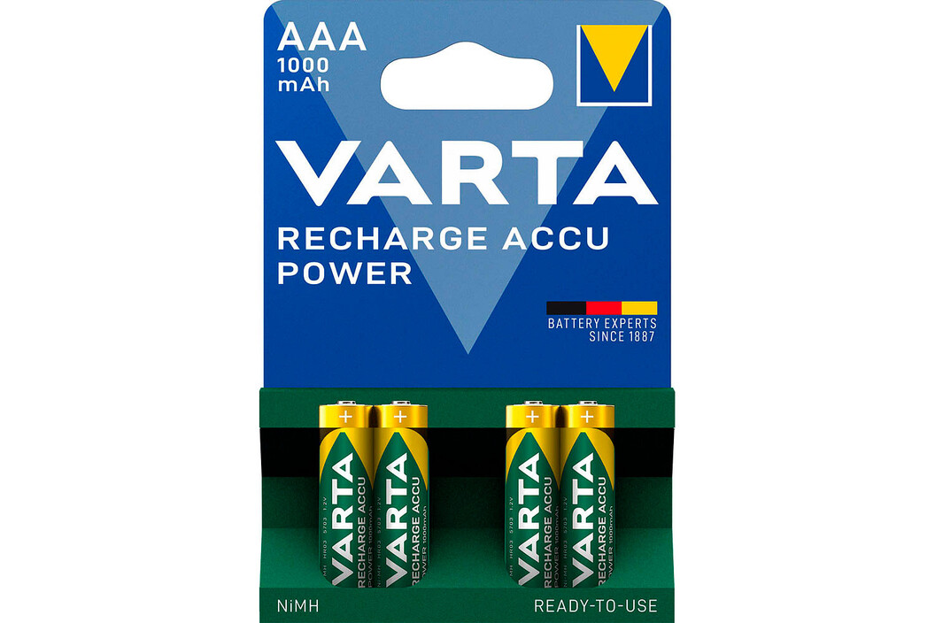 Varta 5703 Recharge Accu Power AAA, Art.-Nr. 117039 - Akku Mäser - B2B-Shop