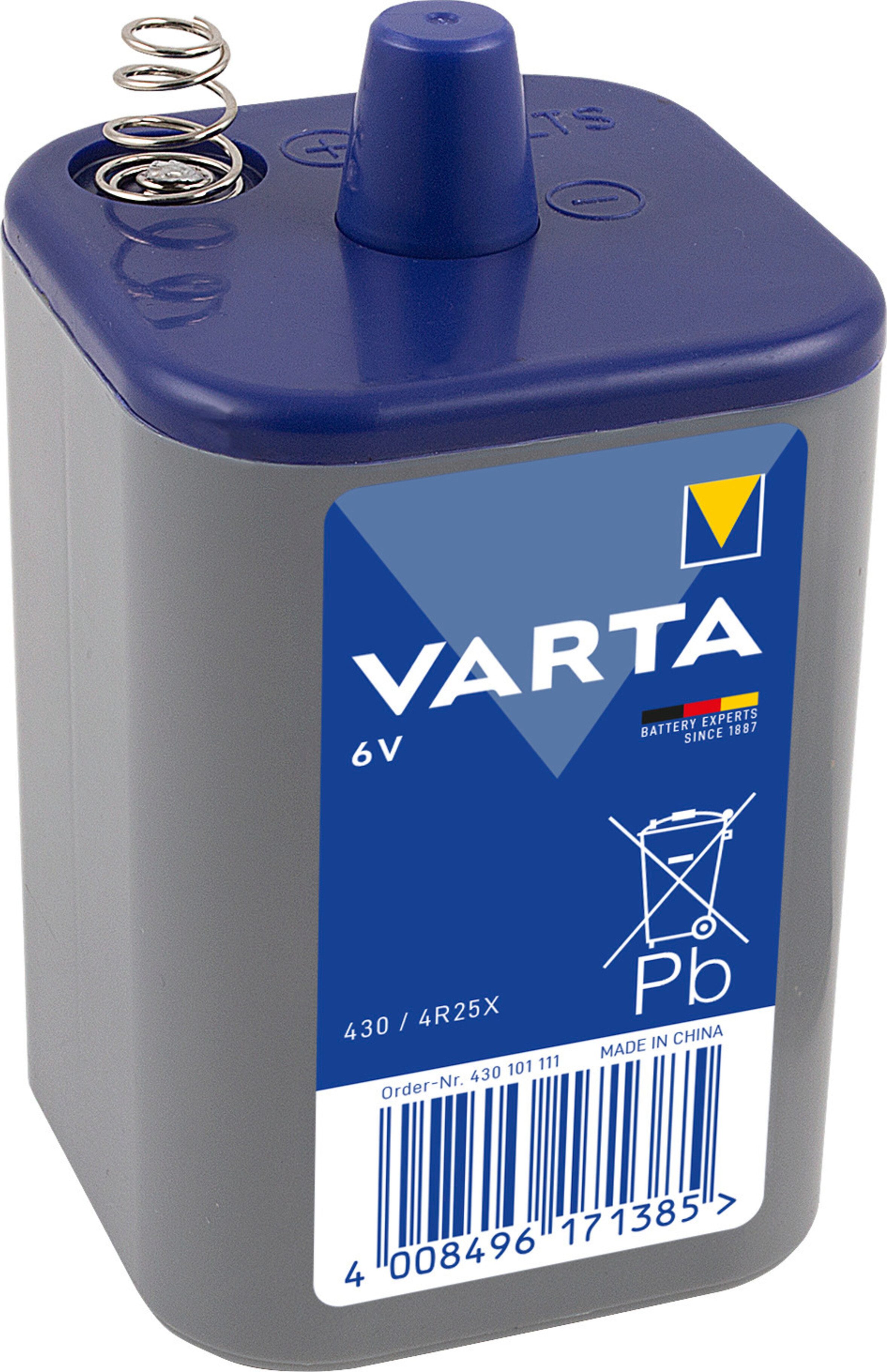 Varta Professional 430 Zinc-chlorid 4R25 X, Art.-Nr. 3184 - Akku Mäser - B2B-Shop