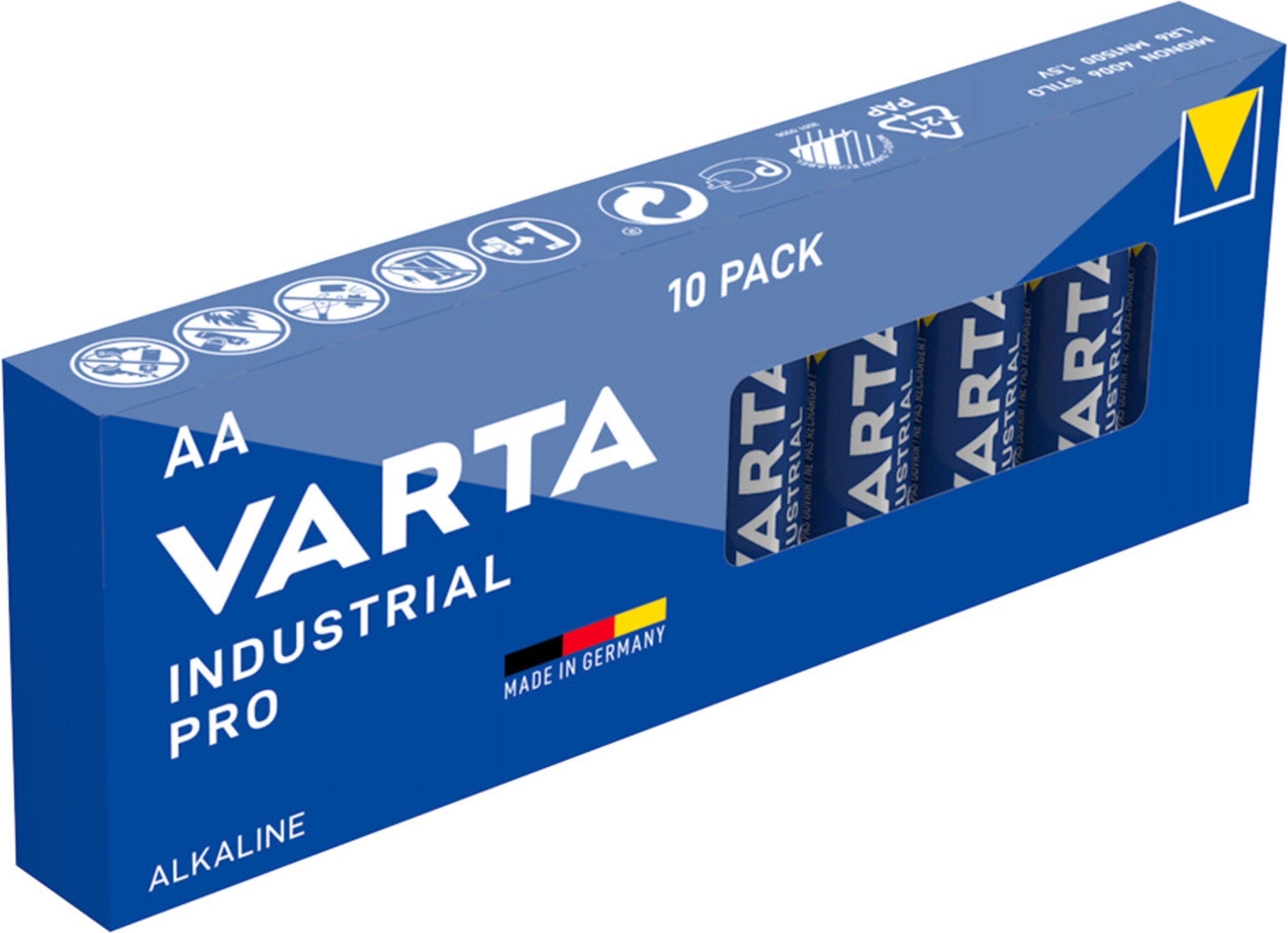 Varta 4006 Industrial PRO AA Tray, Art.-Nr. 510229 - Akku Mäser - B2B-Shop