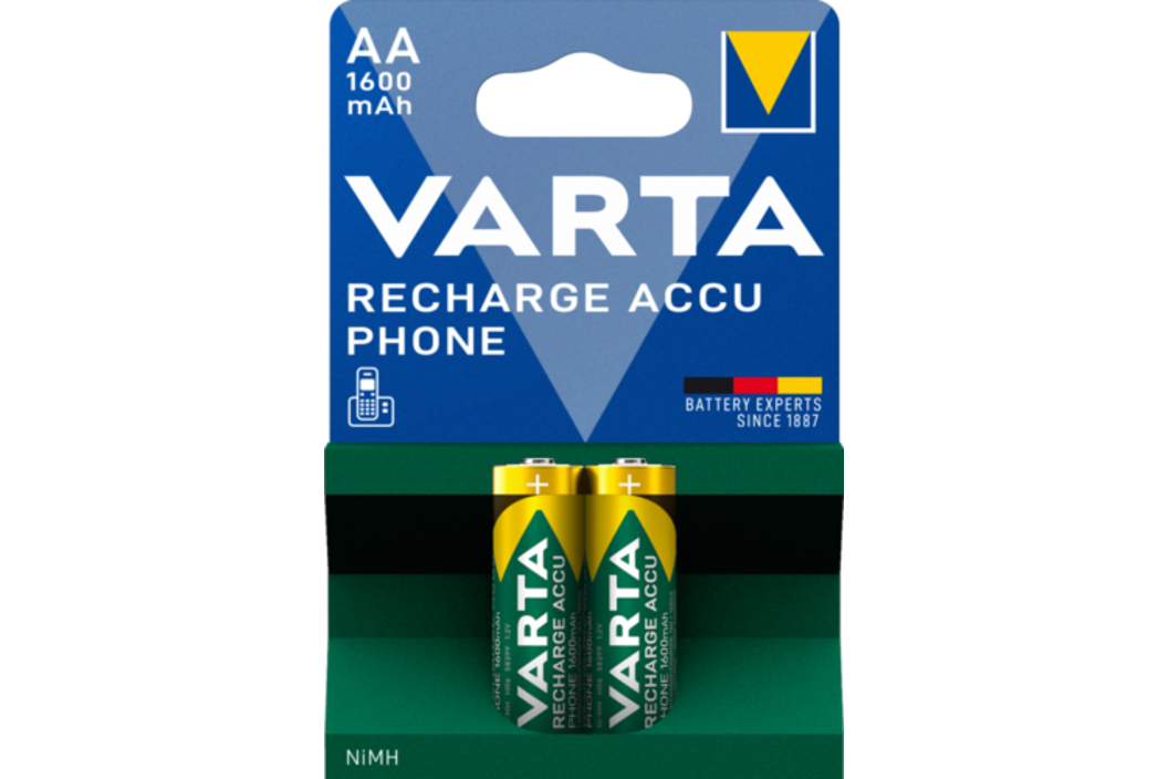 Varta 58399 Recharge Accu Phone AA, Art.-Nr. 513326 - Akku Mäser - B2B-Shop Varta 58399 Recharge Accu Phone AA, Art.-Nr. 513326 - Akku Mäser - B2B-Shop