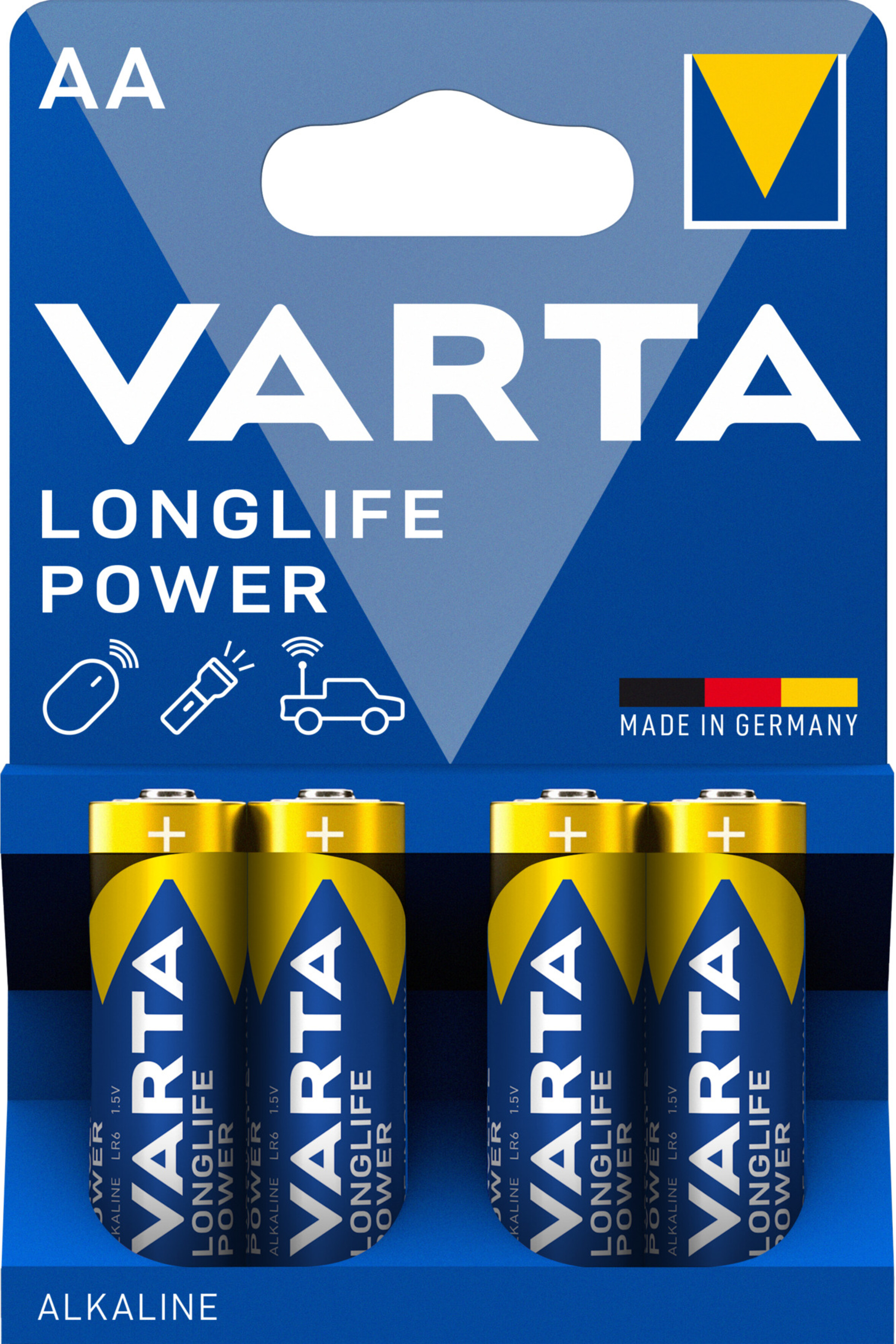 Varta 4906 Longlife Power AA B4, Art.-Nr. 112824 - Akku Mäser - B2B-Shop