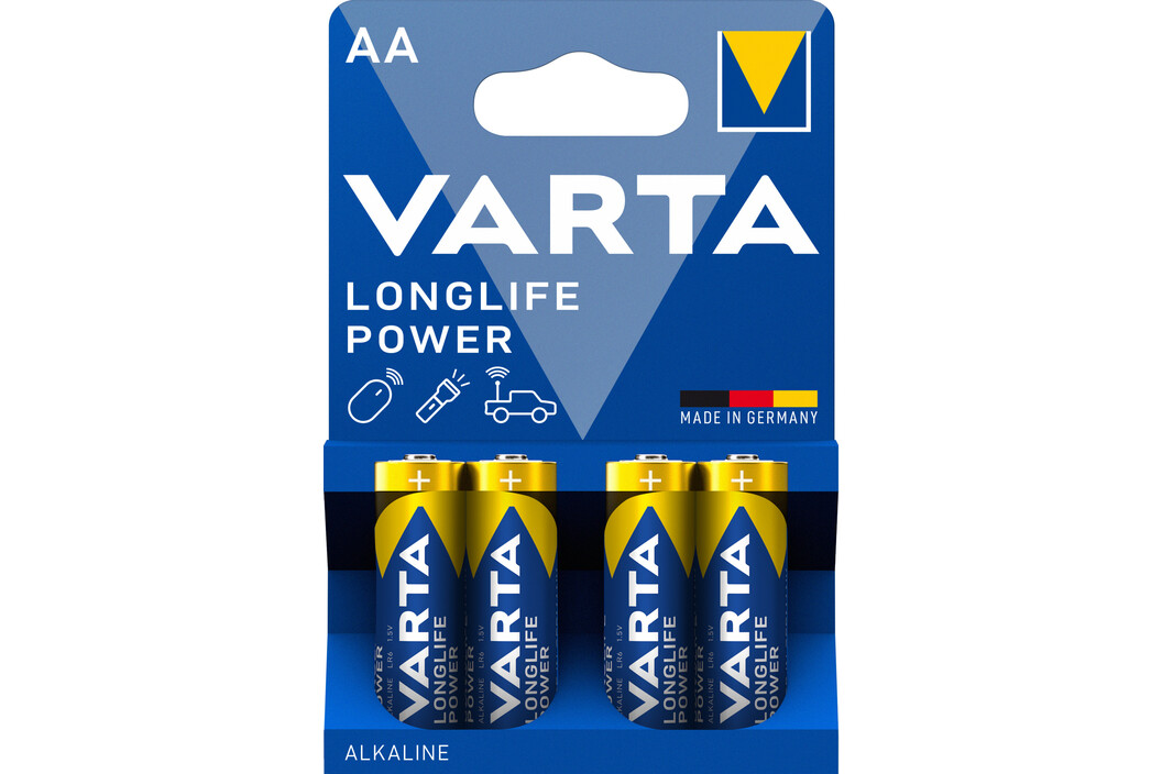 Varta 4906 Longlife Power AA B4, Art.-Nr. 112824 - Akku Mäser - B2B-Shop