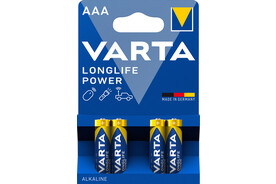 Varta 4903 Longlife Power AAA B4, Art.-Nr. 112828 - Akku Mäser - B2B-Shop