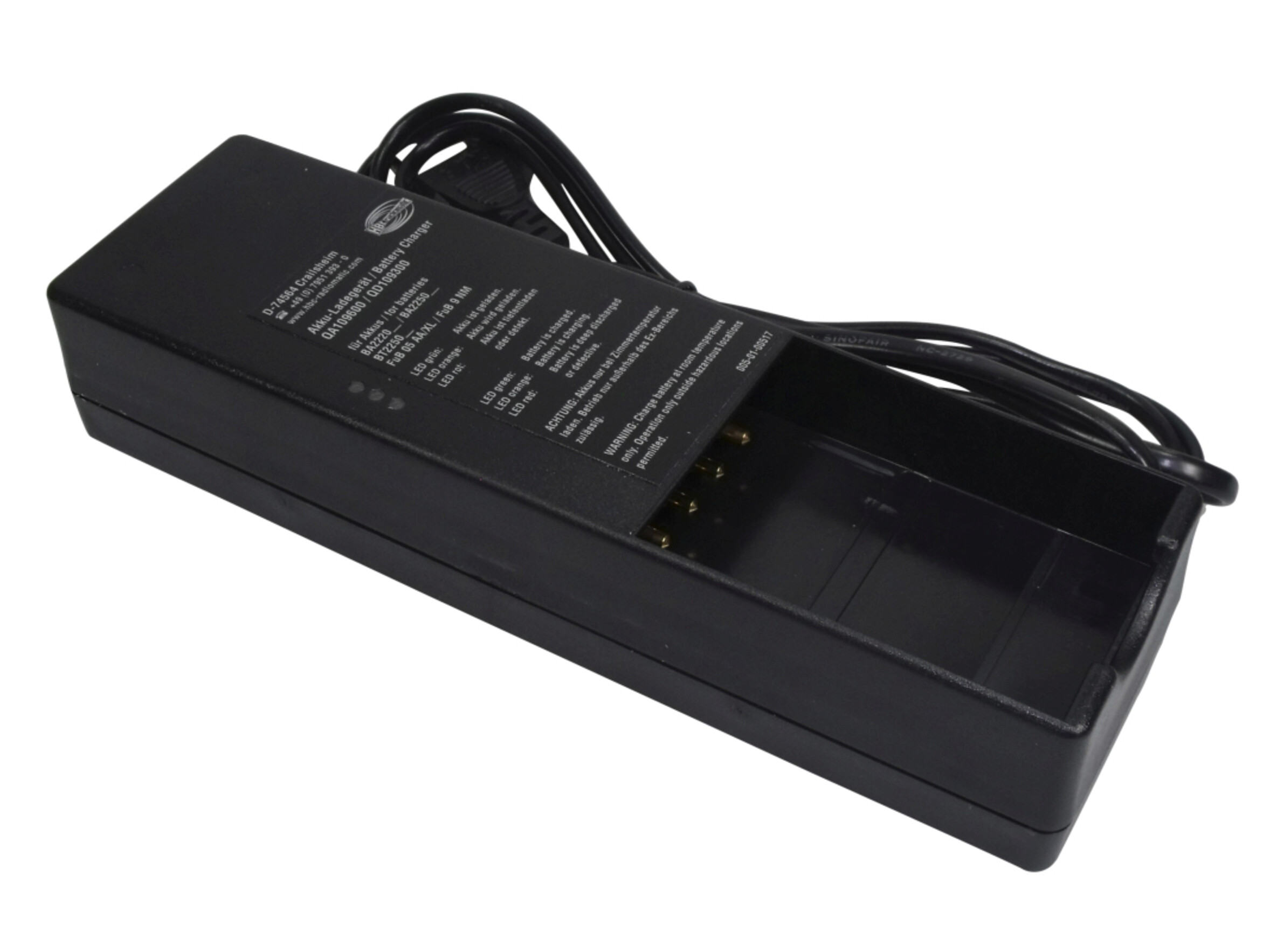 Ladegerät HBC BA225030, Art.-Nr. 509111 - Akku Mäser - B2B-Shop