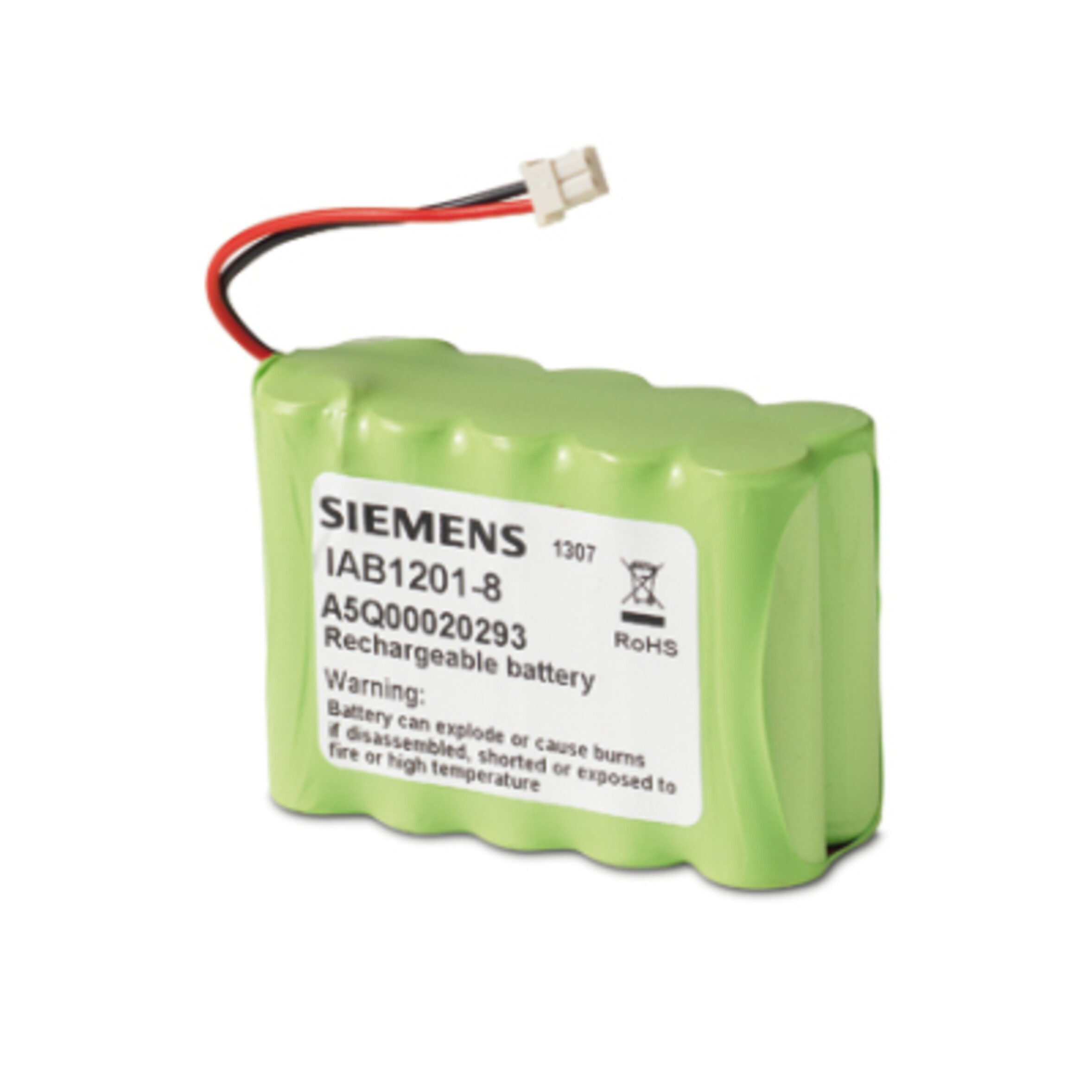 Akkupack für Siemens Alarmanlage IAB1201-8, Art.-Nr. 300242 - Akku Mäser - B2B-Shop