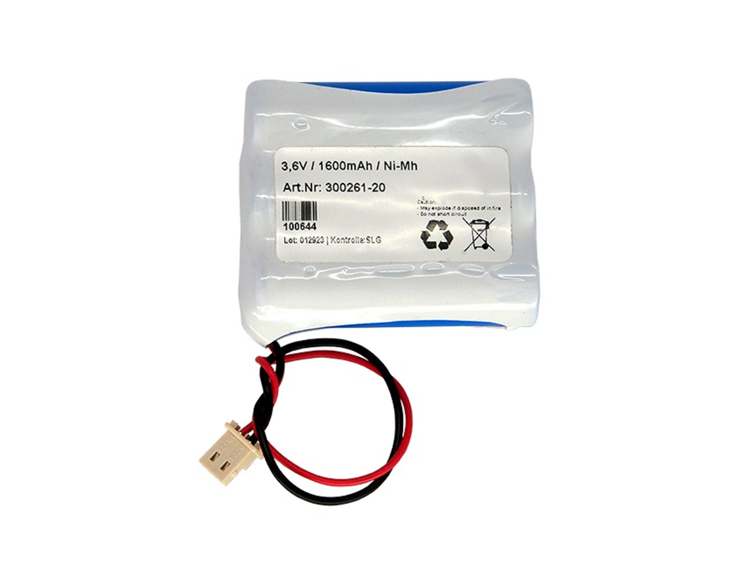 Notleuchtenakku - 3/AA1600-R m. Kabel + Stecker, Art.-Nr. 300261 - Akku Mäser - B2B-Shop Notleuchtenakku - 3/AA1600-R m. Kabel + Stecker, Art.-Nr. 300261 - Akku Mäser - B2B-Shop