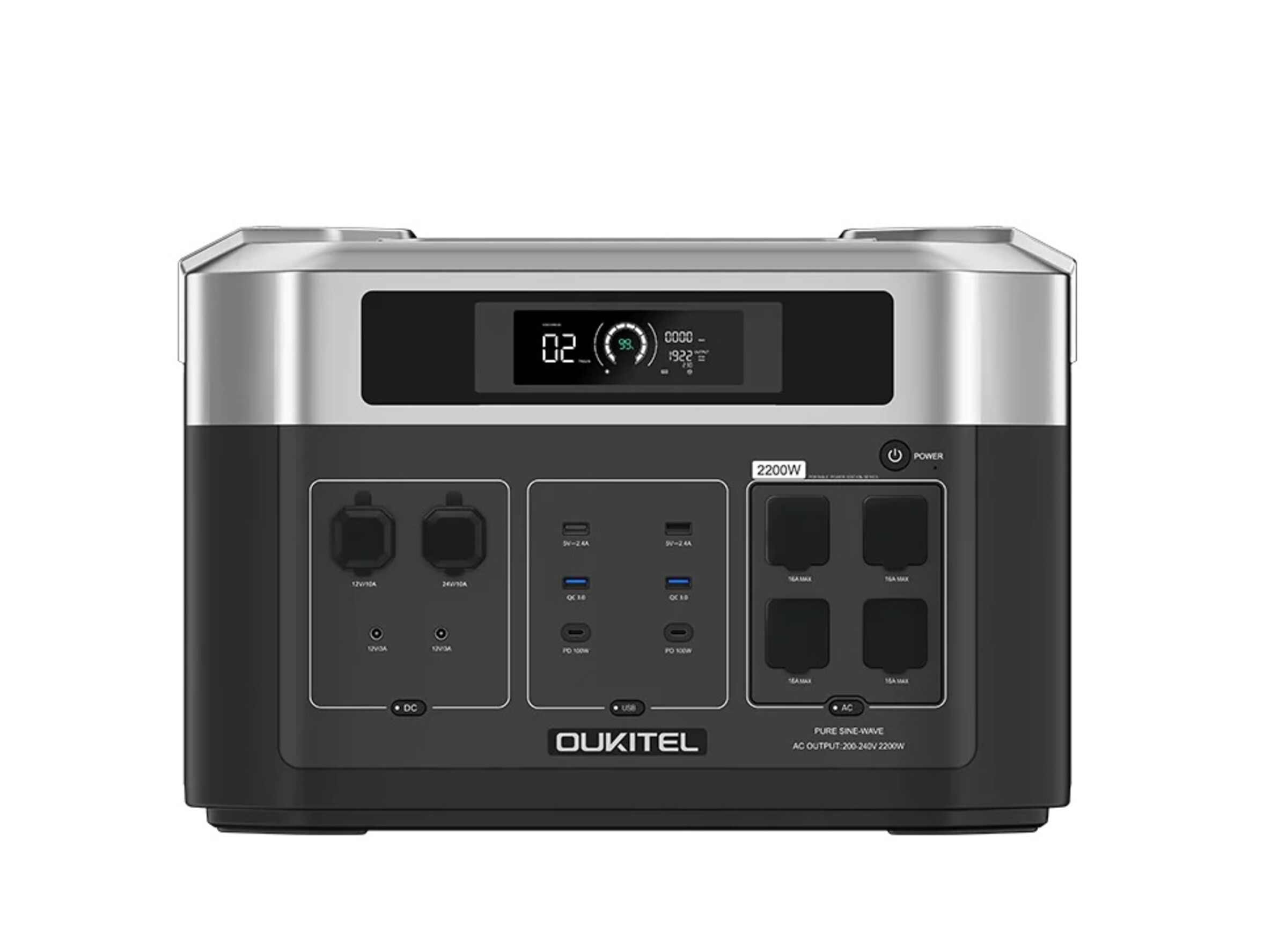 Oukitel Portabel Power Station BP2000, Art.-Nr. 513866 - Akku Mäser - B2B-Shop