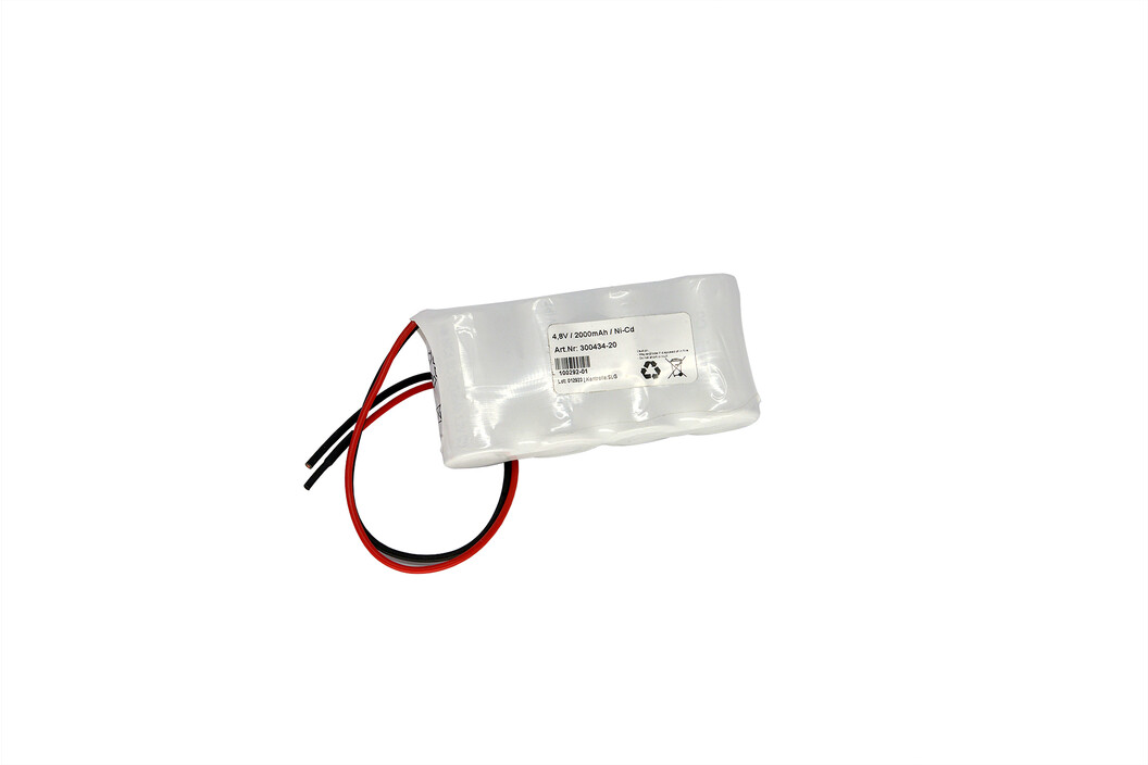Notleuchtenakku - 4/SC2000-R m. 20cm Kabel, Art.-Nr. 301117 - Akku Mäser - B2B-Shop Notleuchtenakku - 4/SC2000-R m. 20cm Kabel, Art.-Nr. 301117 - Akku Mäser - B2B-Shop