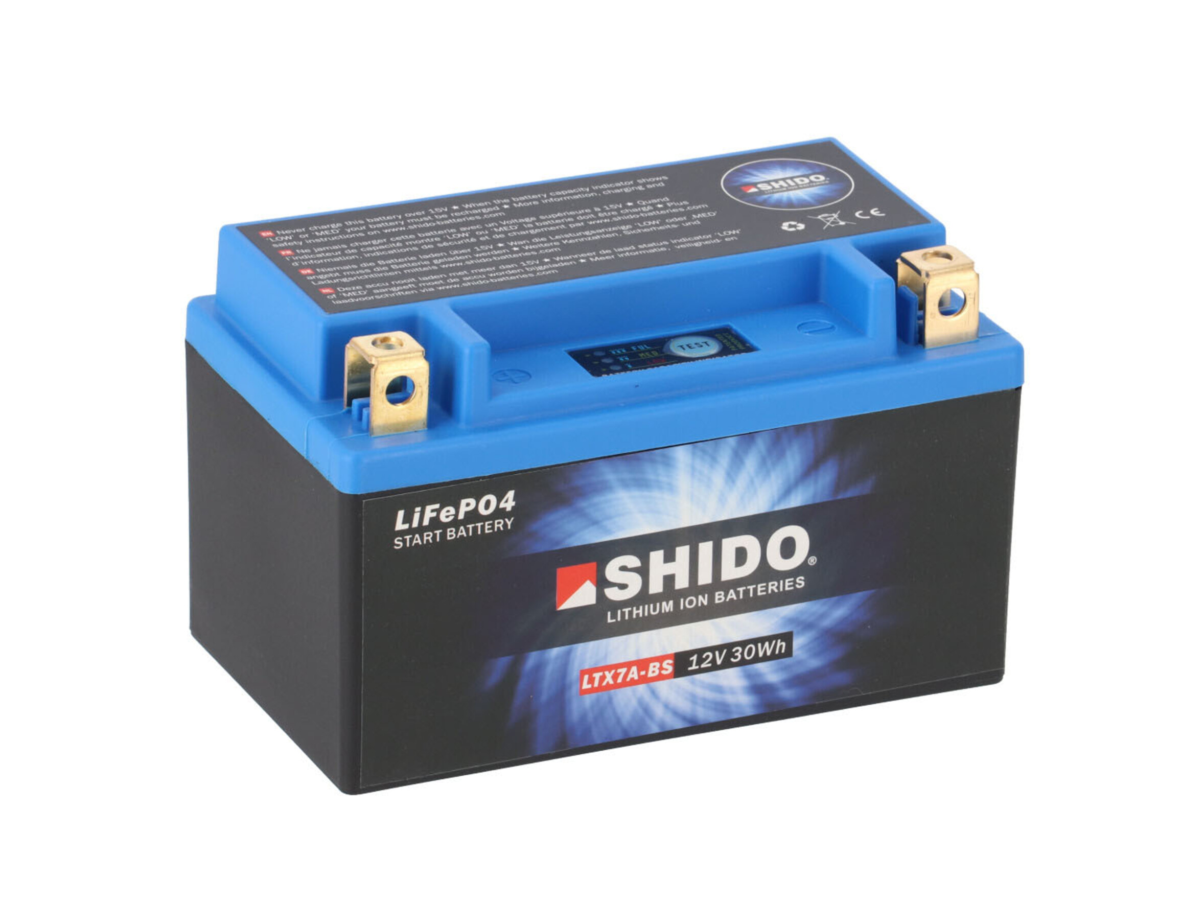 SHIDO LTX7A-BS Li-Ion, Art.-Nr. 514043 - Akku Mäser - B2B-Shop