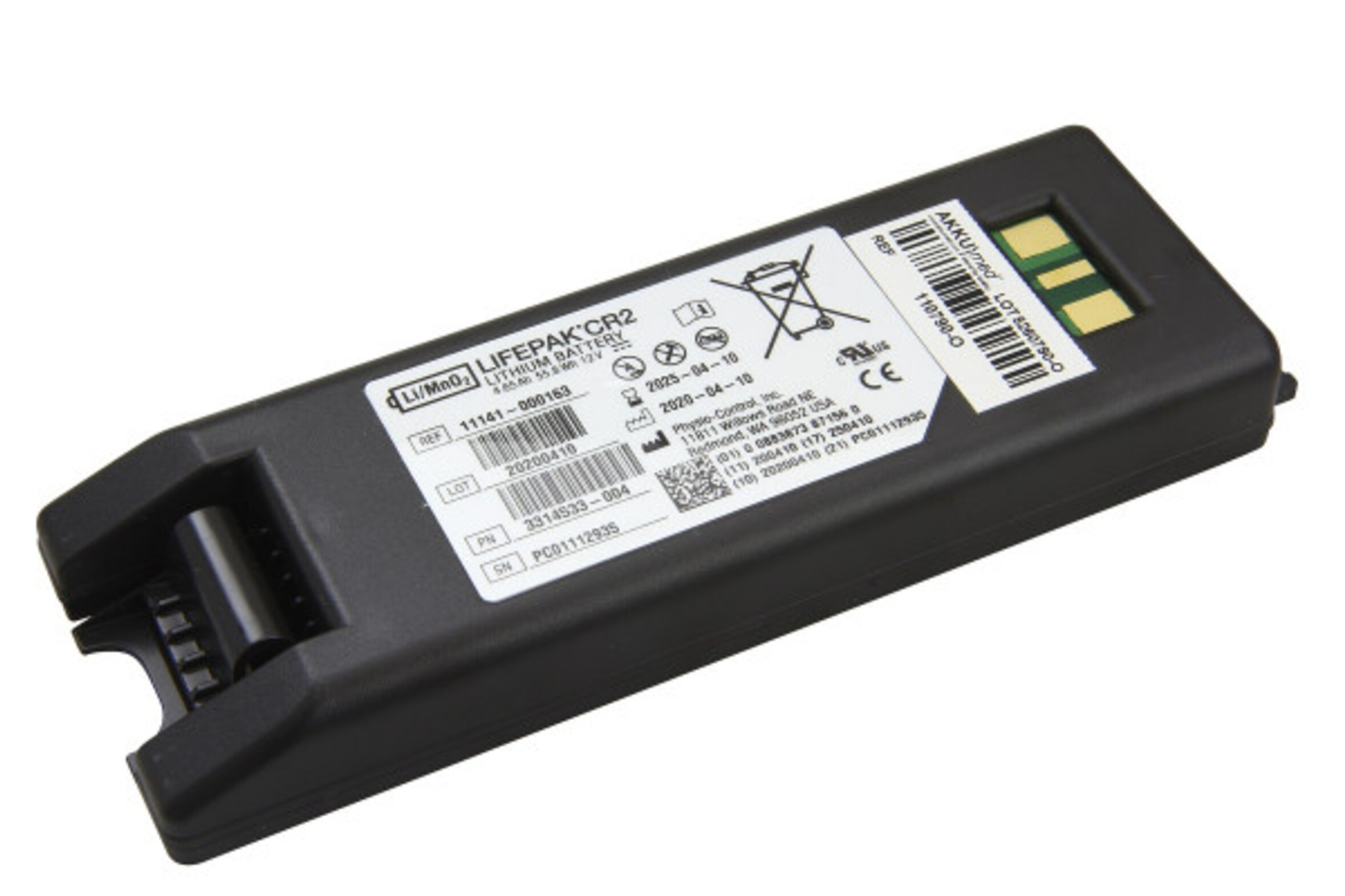 Physio Control Defibrillator Lifepak CR2 - 11141-000165, Art.-Nr. 514105 - Akku Mäser - B2B-Shop Physio Control Defibrillator Lifepak CR2 - 11141-000165, Art.-Nr. 514105 - Akku Mäser - B2B-Shop