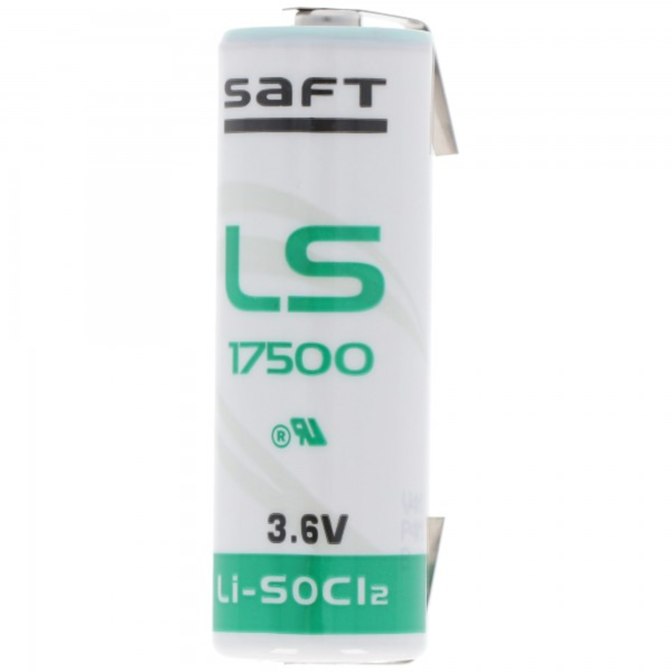 Saft Lithium Batterie LS17500 LF U-Form, Art.-Nr. 514168 - Akku Mäser - B2B-Shop