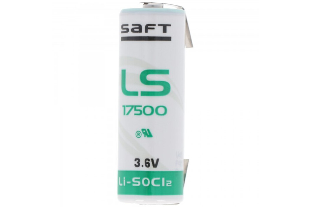 Saft Lithium Batterie LS17500 LF U-Form, Art.-Nr. 514168 - Akku Mäser - B2B-Shop