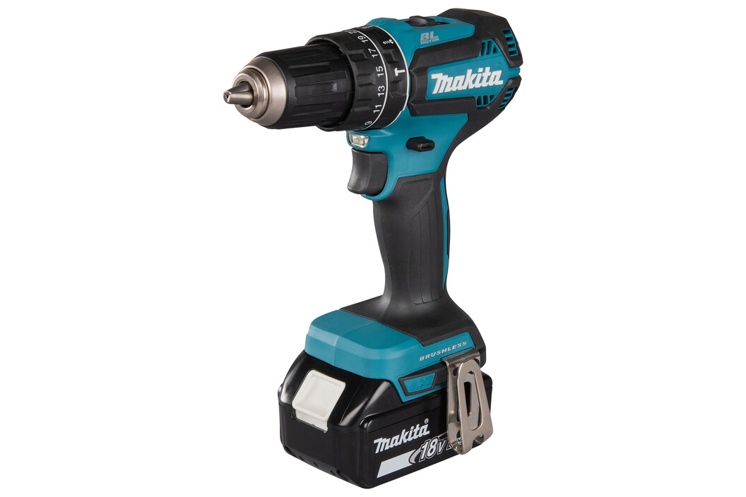 Makita DHP485RTJ Akku-Schlagbohrschrauber 18V MAKPAC, Art.-Nr. 514222 - Akku Mäser - B2B-Shop