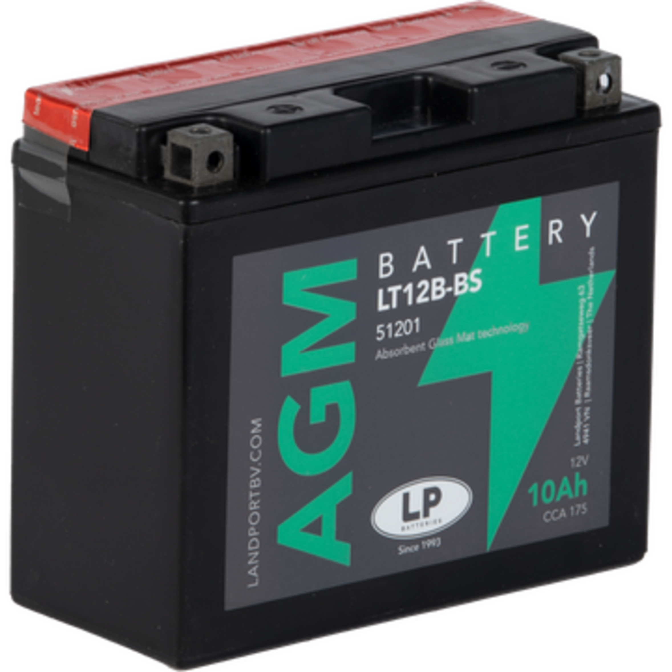 Landport MA LT12B-BS AGM+Acidpack (YT12B-BS), Art.-Nr. 510063 - Akku Mäser - B2B-Shop