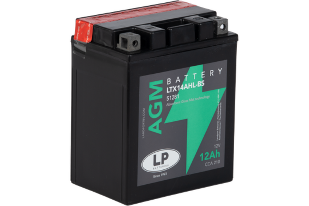 Landport MA LTX14AHL-BS AGM+Acidpack (YTX14AHL-BS), Art.-Nr. 510071 - Akku Mäser - B2B-Shop