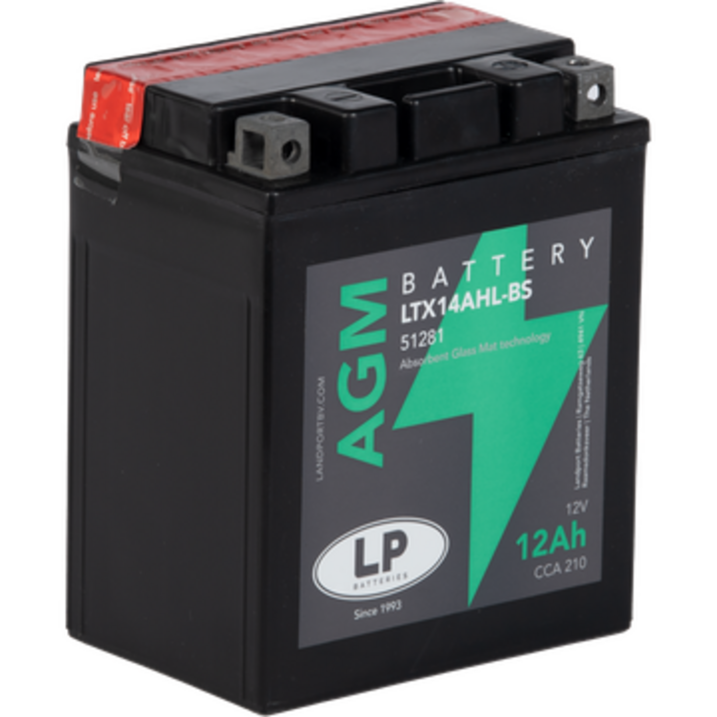 Landport MA LTX14AHL-BS AGM+Acidpack (YTX14AHL-BS), Art.-Nr. 510071 - Akku Mäser - B2B-Shop