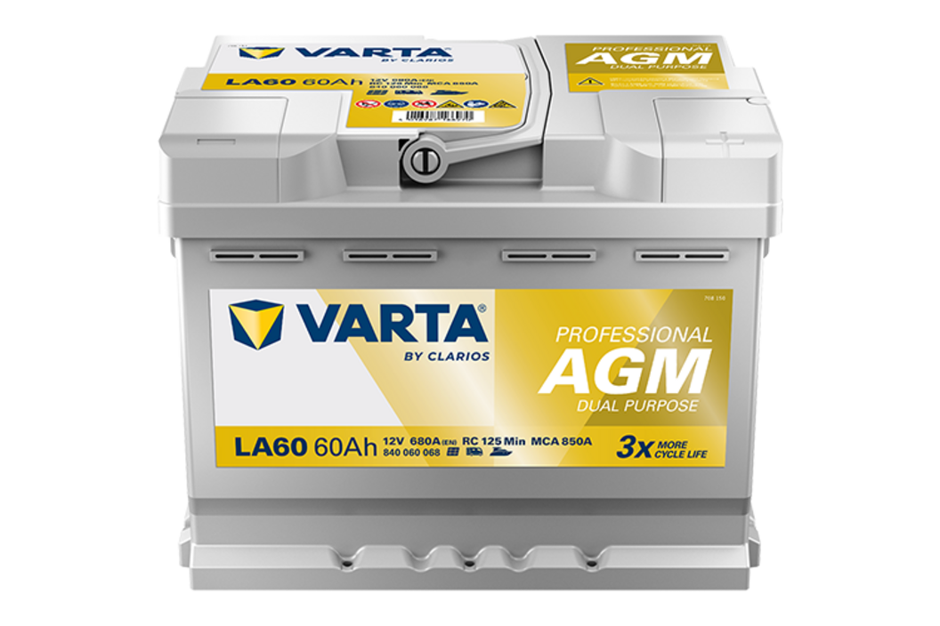 VARTA Professional AGM LA60 840060068K312, Art.-Nr. 503735 - Akku Mäser - B2B-Shop