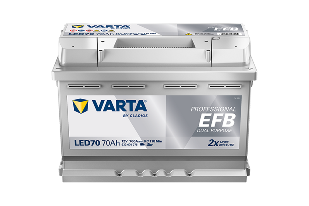 VARTA Professional EFB LED70 932070076K312, Art.-Nr. 513065 - Akku Mäser - B2B-Shop