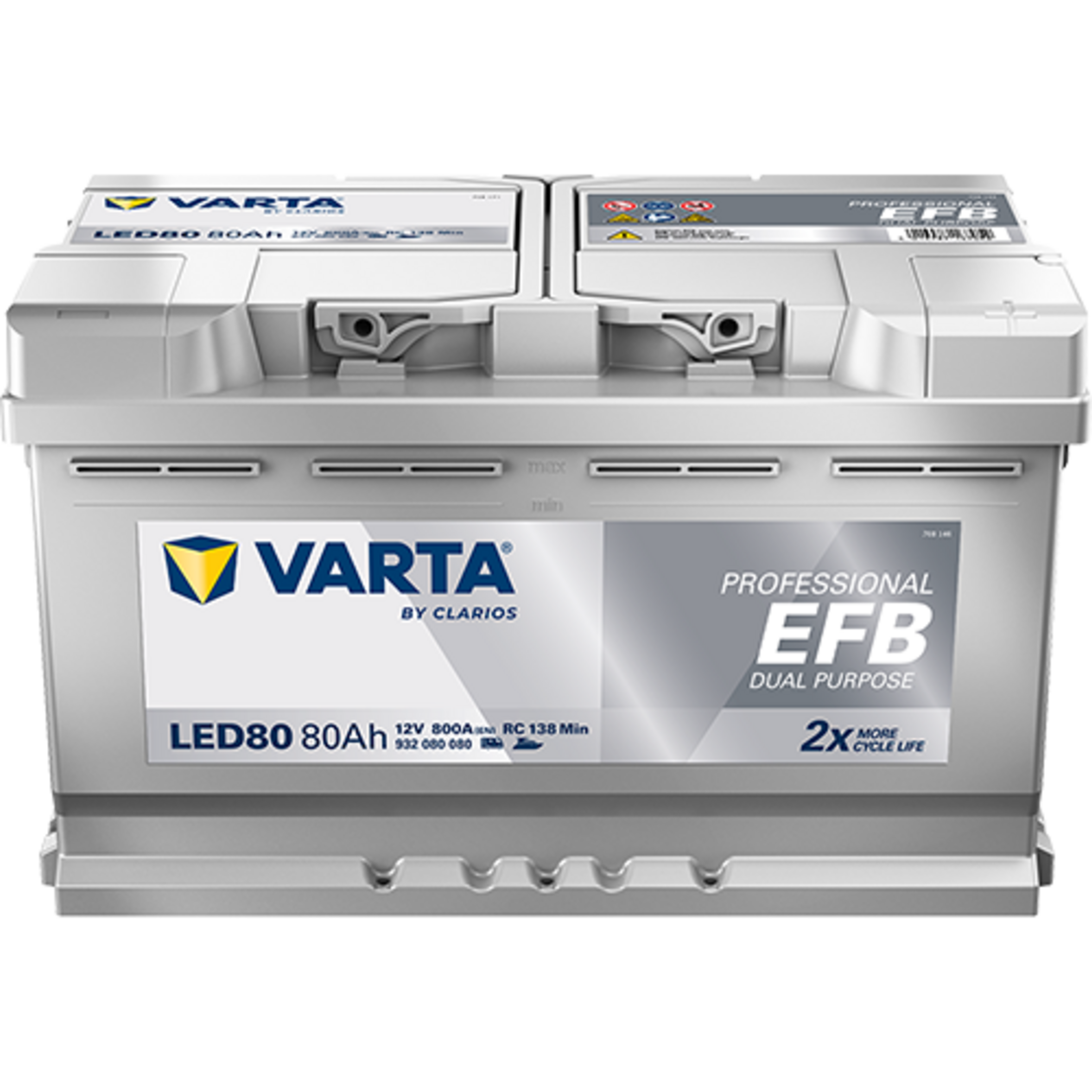 VARTA Professional EFB LED80 932080080K312, Art.-Nr. 513066 - Akku Mäser - B2B-Shop