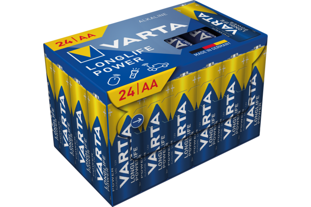 Varta 95900 Longlife Power AA Big Box 24, Art.-Nr. 513603 - Akku Mäser - B2B-Shop Varta 95900 Longlife Power AA Big Box 24, Art.-Nr. 513603 - Akku Mäser - B2B-Shop
