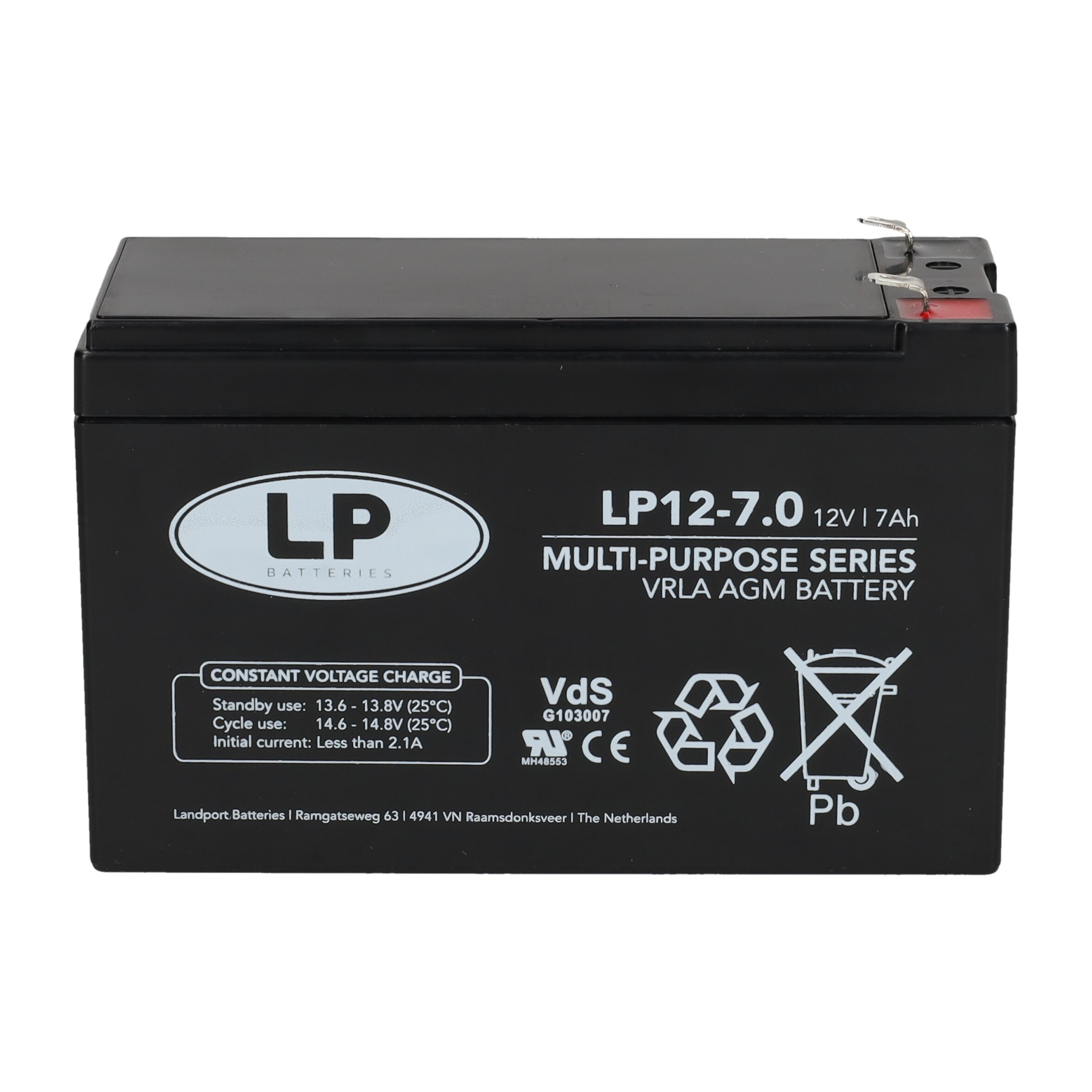 Landport LP 12-7 T1 VDS, Art.-Nr. 510325 - Akku Mäser - B2B-Shop