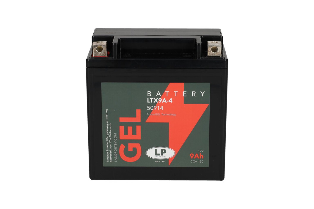 Landport MG LTX9A-4 (LB9B / GB9B) GEL, Art.-Nr. 510152 - Akku Mäser - B2B-Shop