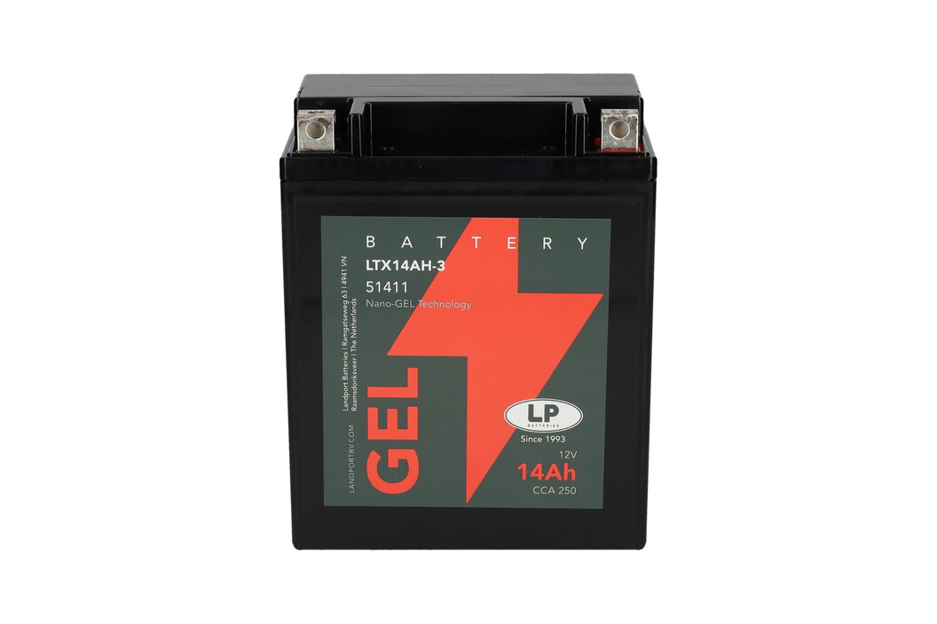 Landport MG LTX14AH3 GEL (GB14L-A2), Art.-Nr. 510170 - Akku Mäser - B2B-Shop