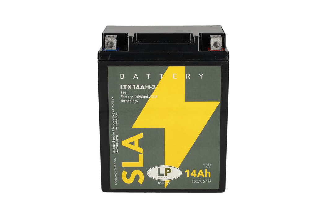 Landport MS LTX14AH-3 (YTX14AH-3 / YB14L-A2/B2) SLA, Art.-Nr. 513940 - Akku Mäser - B2B-Shop