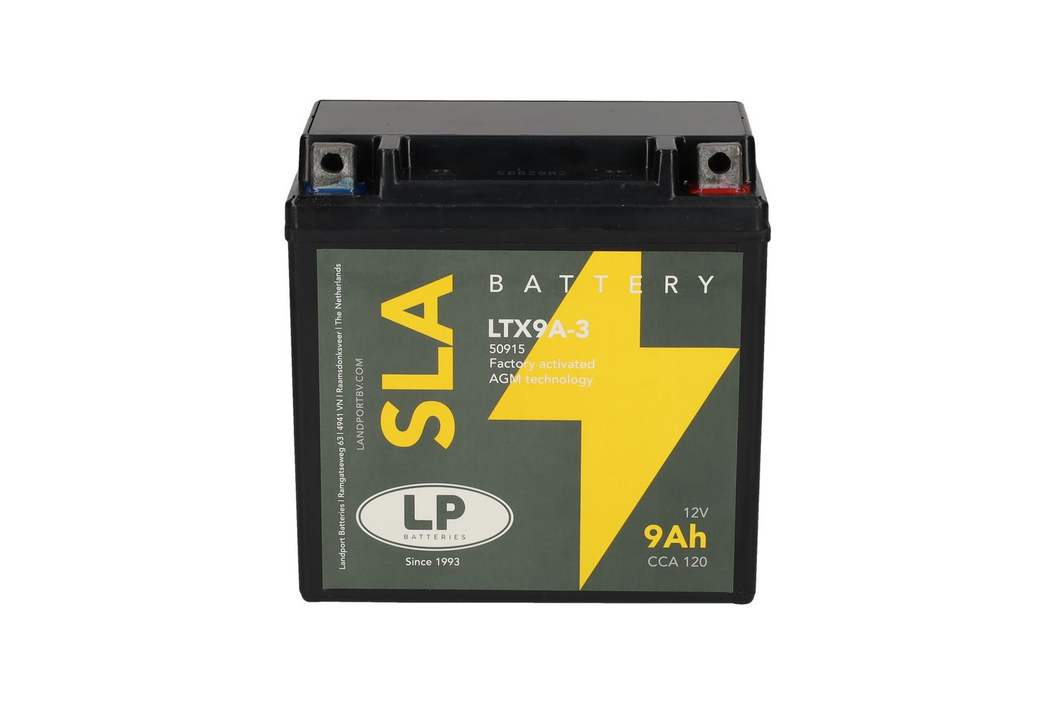 Landport MS LTX9A-3 (YTX9A-3 / YB9L-A2/B) SLA, Art.-Nr. 513937 - Akku Mäser - B2B-Shop