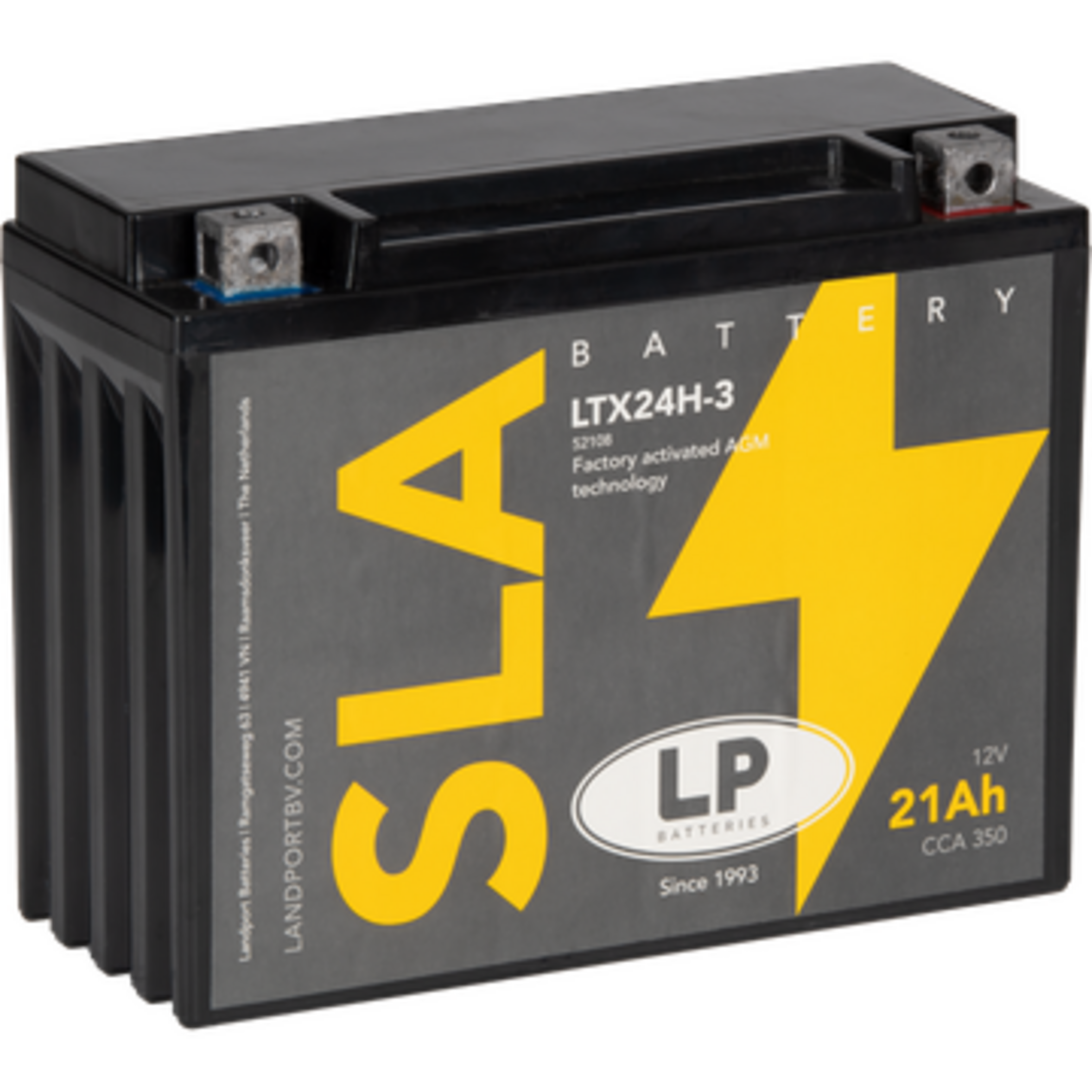 Landport MS LTX24H-3 (YTX24H-3 / YTX24HL-BS) SLA, Art.-Nr. 513945 - Akku Mäser - B2B-Shop
